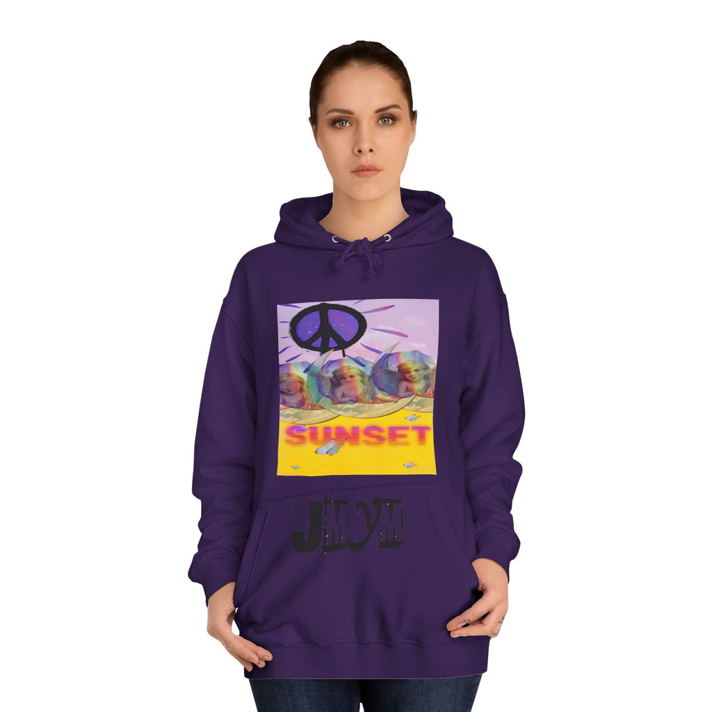Peaceful sunset unisex hoodie