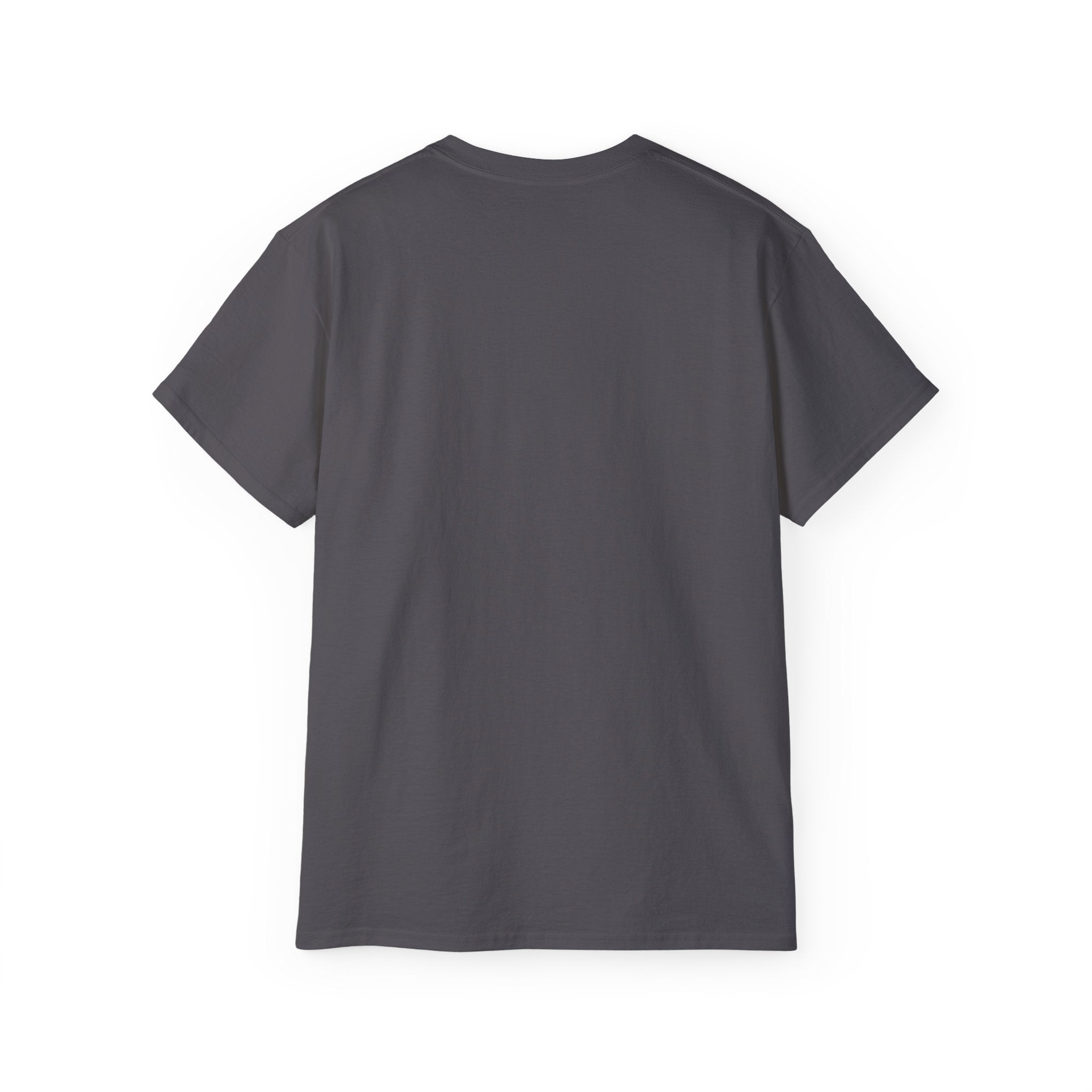 Abstract Graffiti Collage Tee — "JUS MAKE YA MARC" Street Art Graphic Shirt