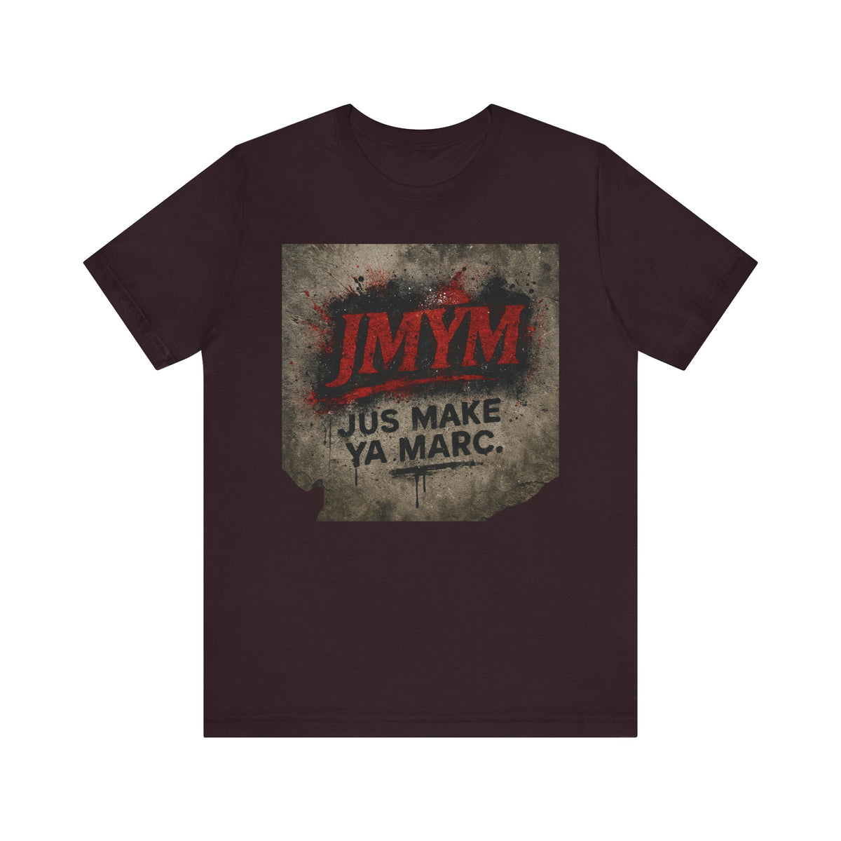 Unisex Jersey Tee - "JMYM: Just Make Ya Marc" Graphic T-Shirt