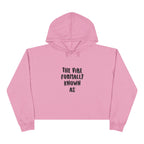 Crop Hoodie "The vibe formally known as"