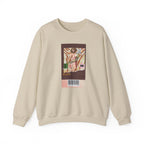 Vintage Collage Crewneck Sweatshirt — AM Barcode Graphic