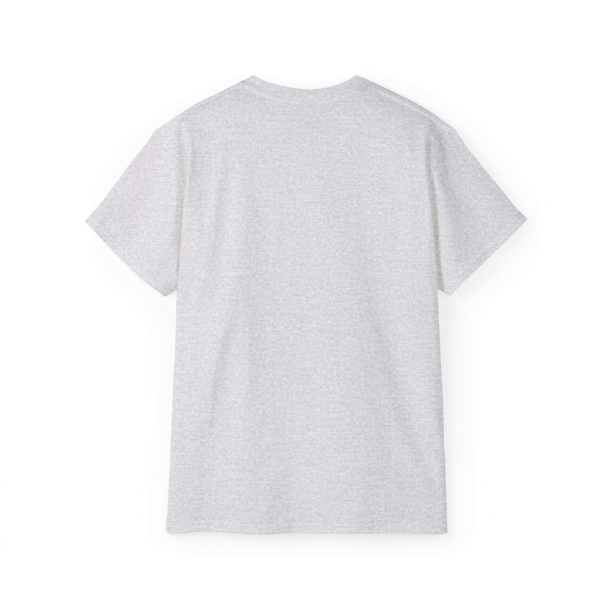 Abstract Graffiti Collage Tee — "JUS MAKE YA MARC" Street Art Graphic Shirt