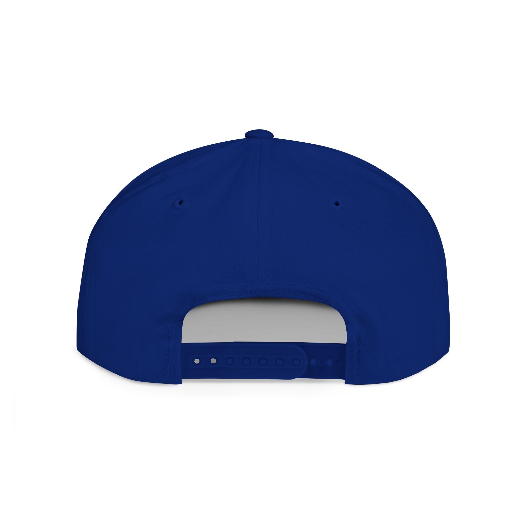 Flat Bill Snapback Hat — “jus make ya marc” Signature Logo