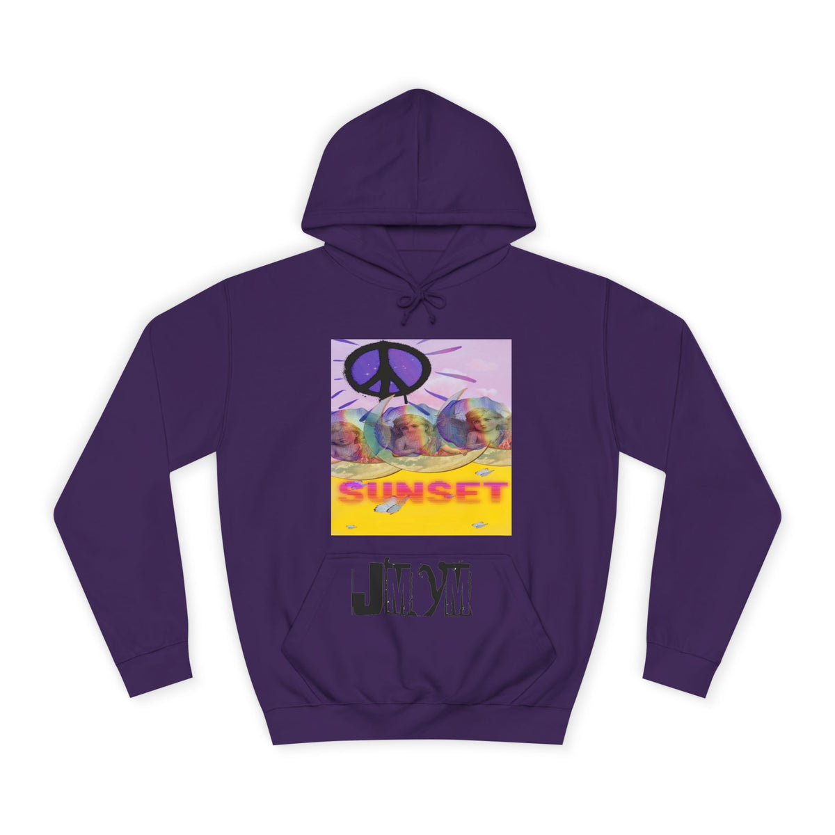 Peaceful sunset unisex hoodie