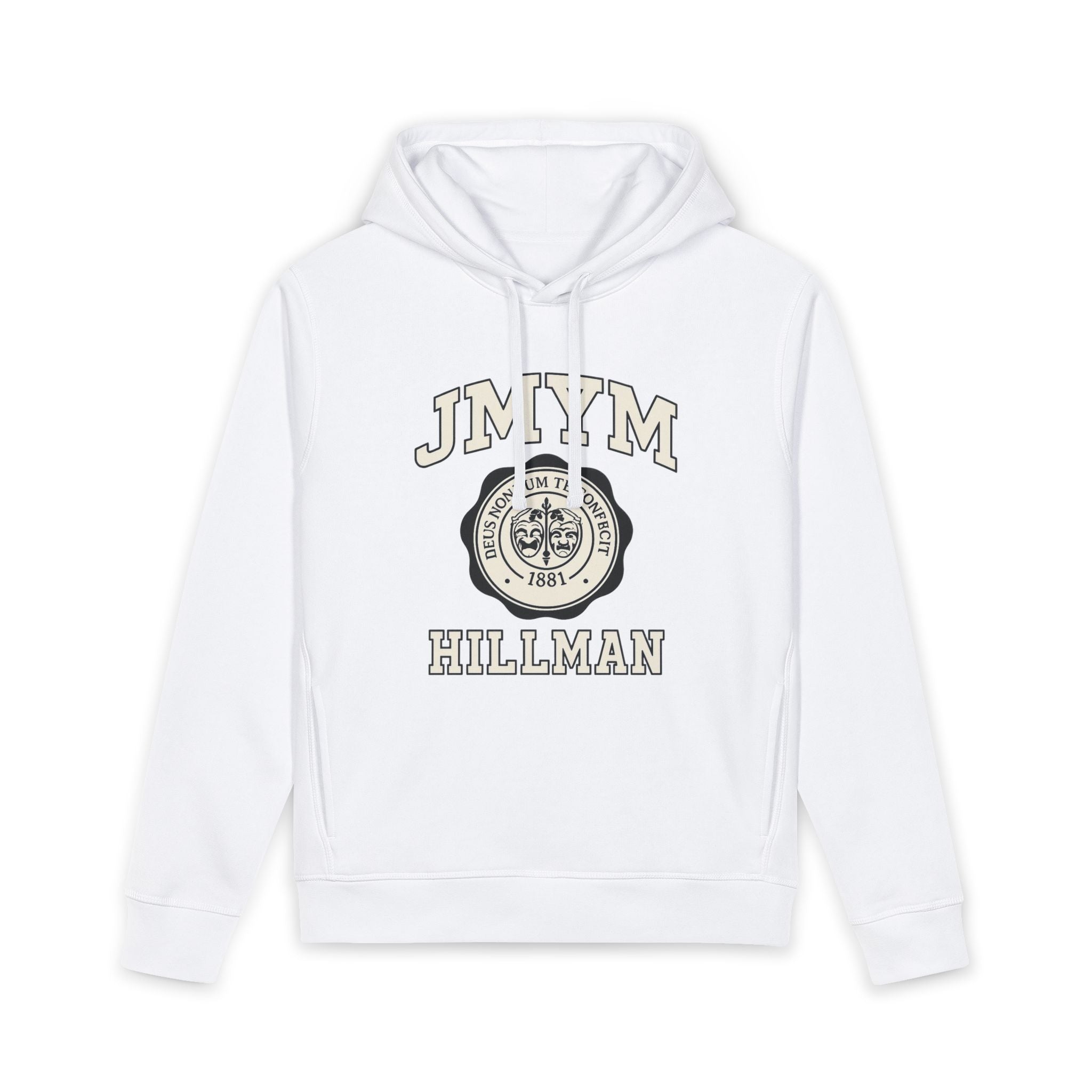 Different World x JMYM Logo Hoodie — Organic Side Pocket Sounder