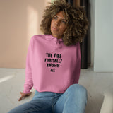 Crop Hoodie "The vibe formally known as"
