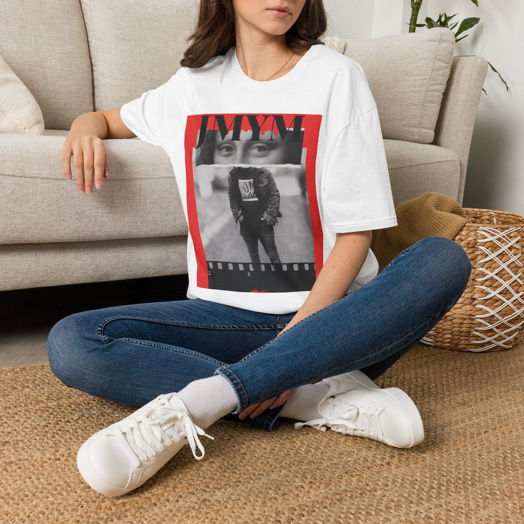 Mona Lisa Eyes Artist Logo Tee — JMYM Signature Art T-Shirt