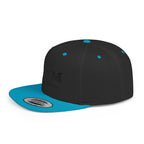 Flat Bill Snapback Hat — “jus make ya marc” Signature Logo