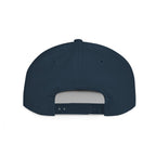 Flat Bill Snapback Hat — “jus make ya marc” Signature Logo