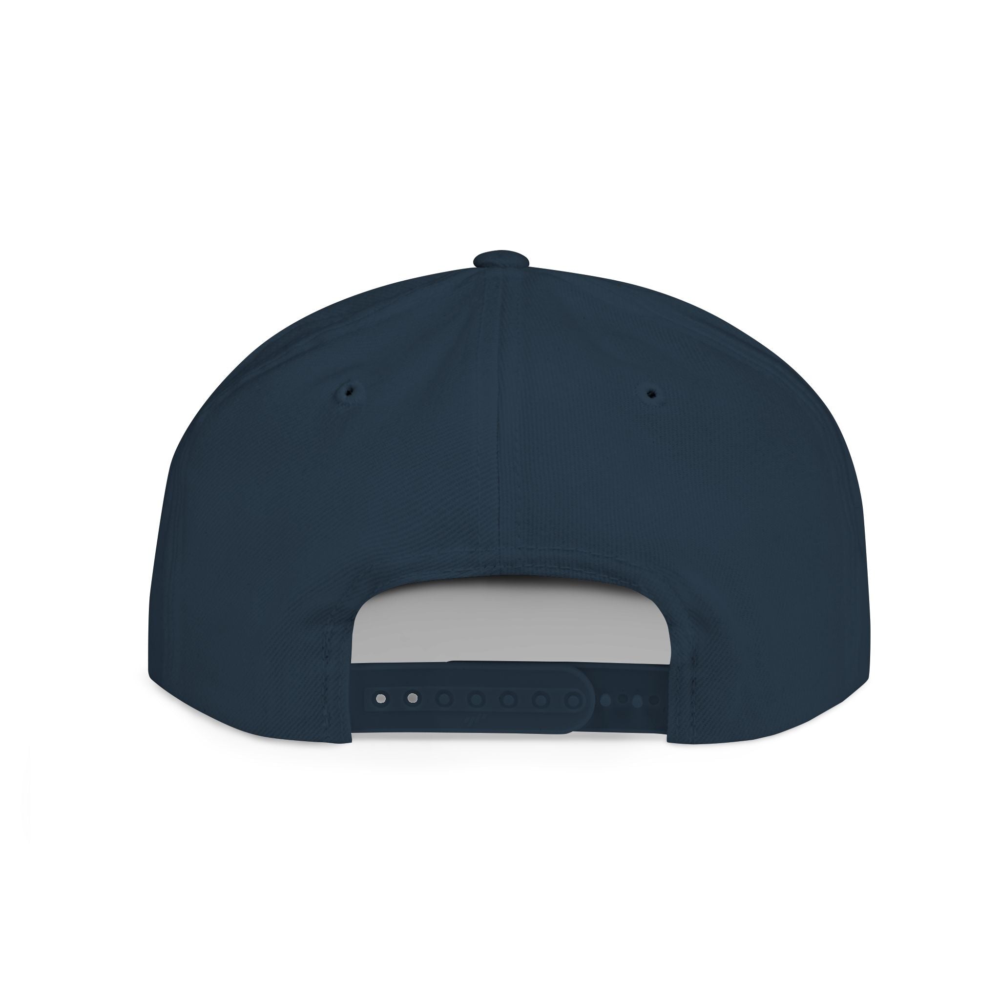 Flat Bill Snapback Hat — “jus make ya marc” Signature Logo