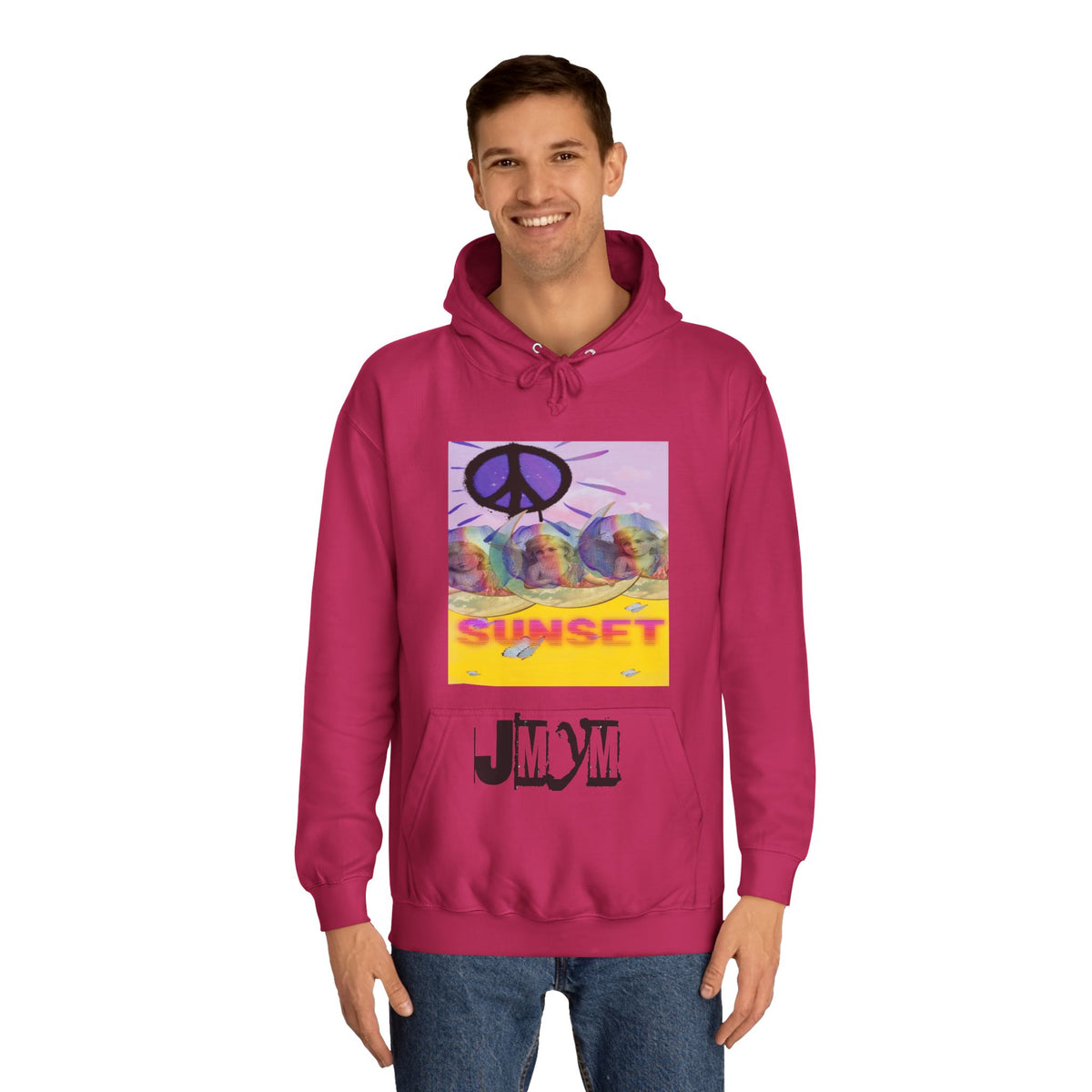 Peaceful sunset unisex hoodie