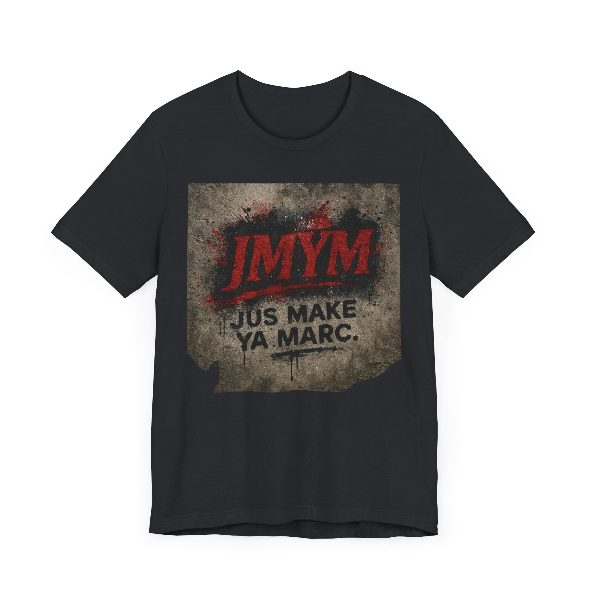Unisex Jersey Tee - "JMYM: Just Make Ya Marc" Graphic T-Shirt