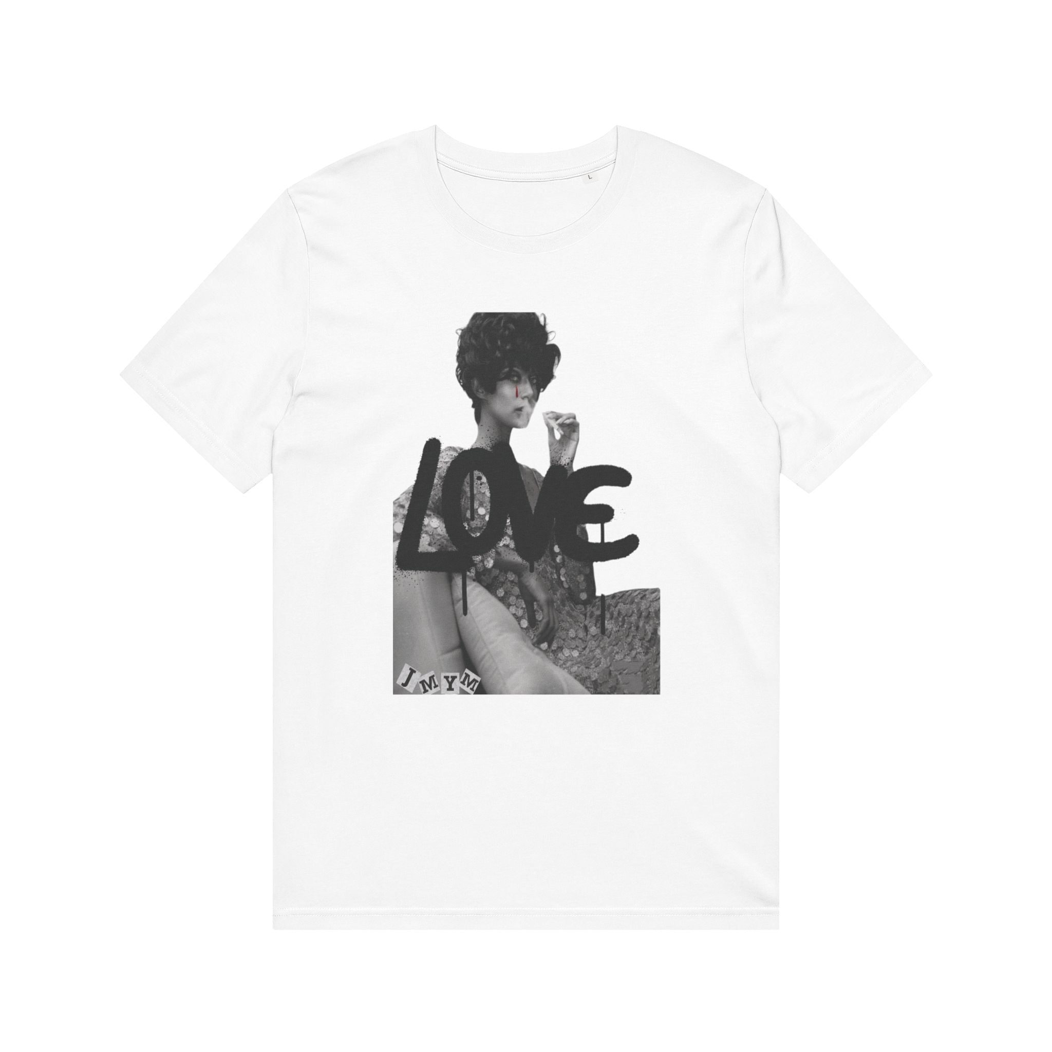 Love Graphic T‑Shirt — Vintage Photo Typography Tee