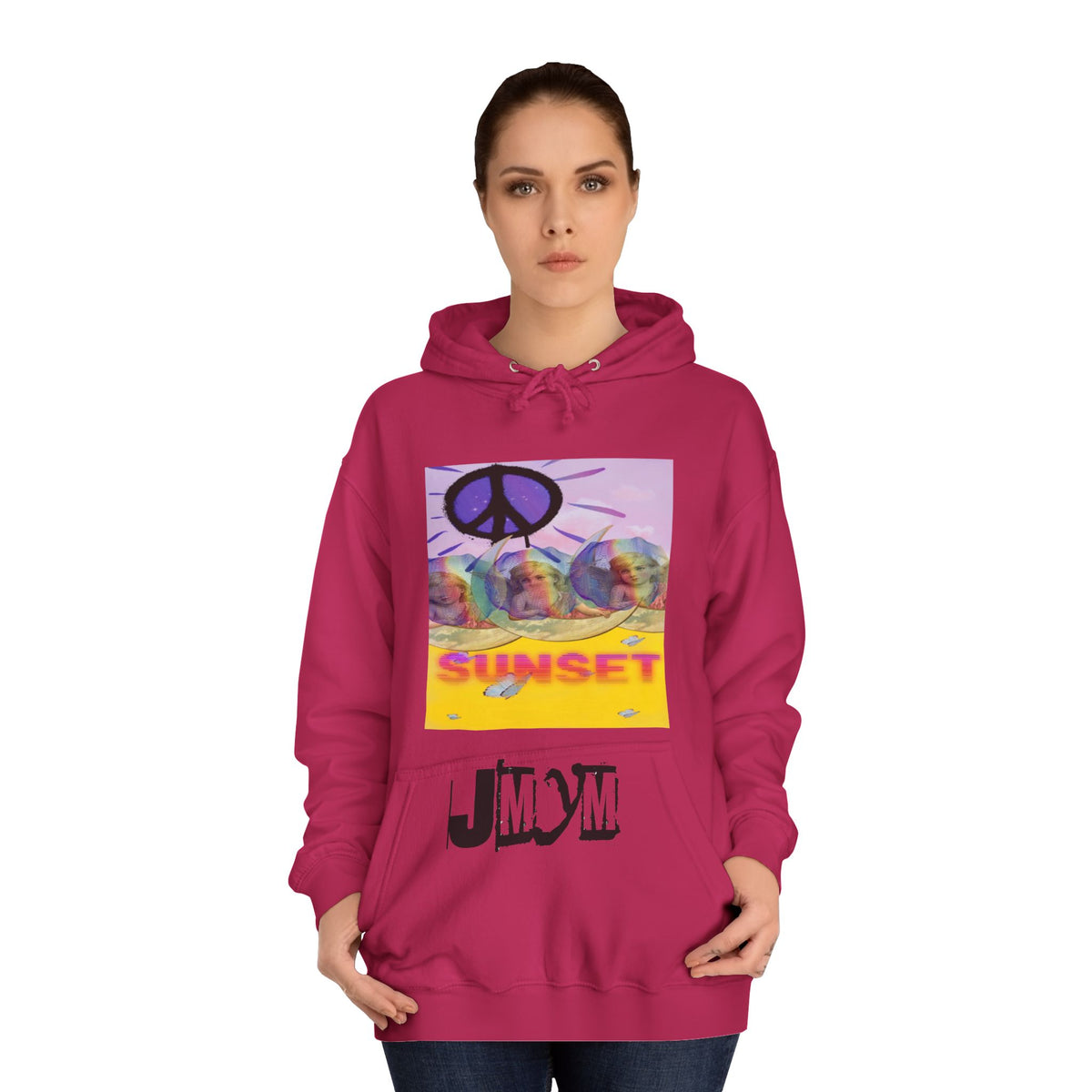 Peaceful sunset unisex hoodie