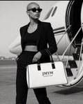 Personalized Faux Leather Travel Bag – JMYM "Jus Make Ya Marc" Duffle