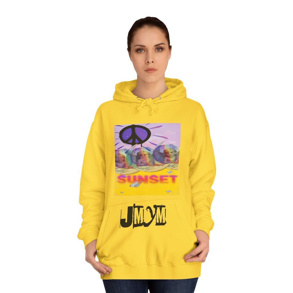 Peaceful sunset unisex hoodie
