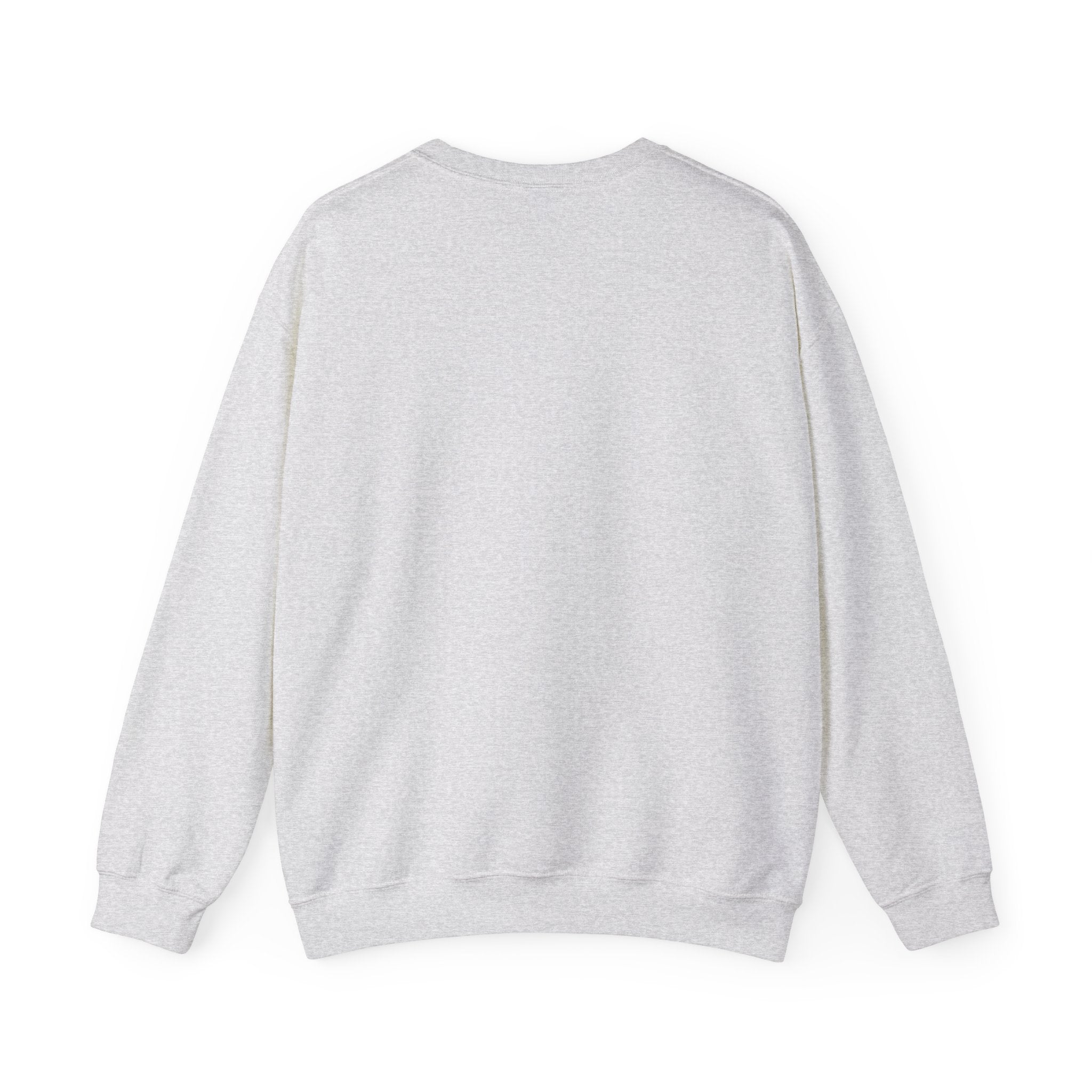 Crewneck Sweatshirt — Upside-Down 'YA MARC / JUS MAKE' Graphic