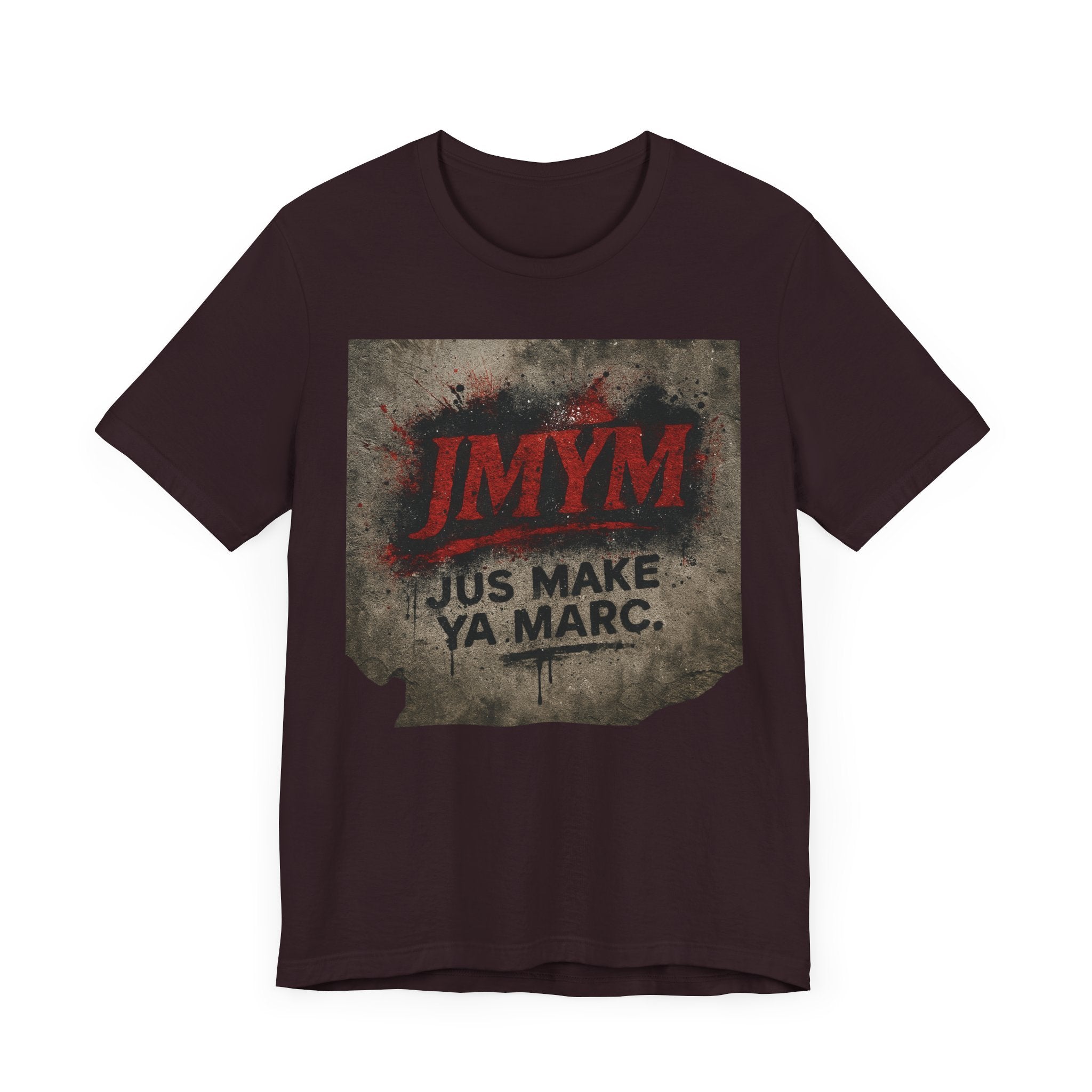 Unisex Jersey Tee - "JMYM: Just Make Ya Marc" Graphic T-Shirt