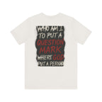 Unisex Jersey Tee - "JMYM: Just Make Ya Marc" Graphic T-Shirt