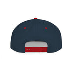 Flat Bill Snapback Hat — “jus make ya marc” Signature Logo