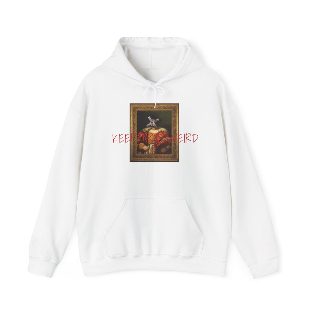 Keep art weird custom stand out hoodie