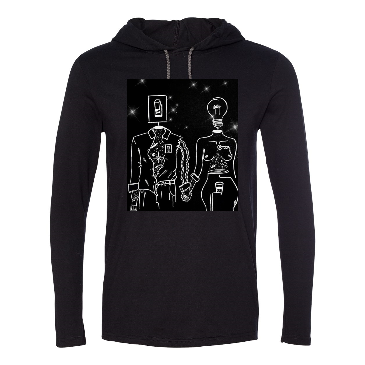 Lightweight Long Sleeve Hooded T-Shirt