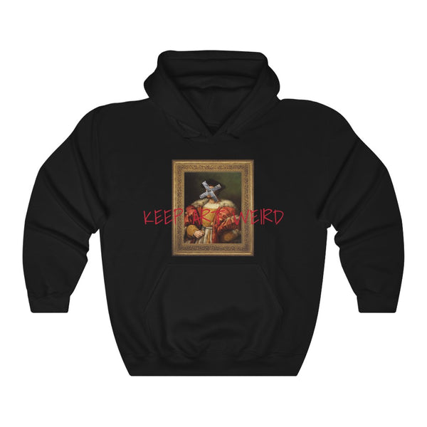 Keep art weird custom stand out hoodie